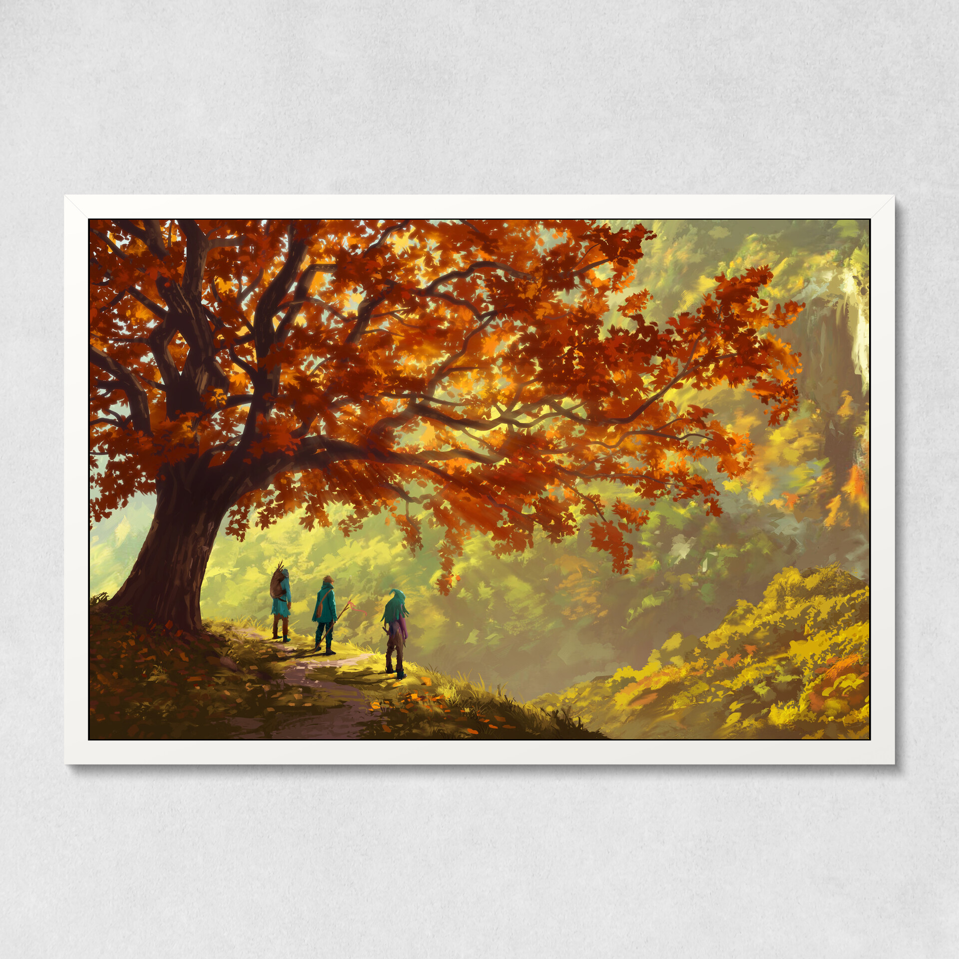 Картина на холсте: Приближается Осень - интернет магазин картин 47art.ru