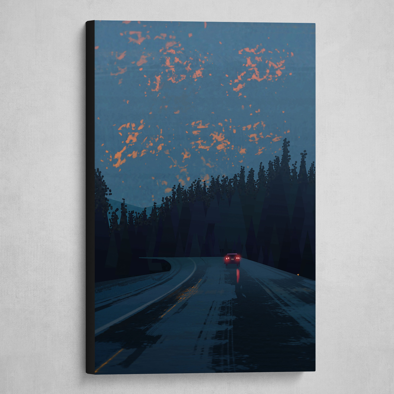 Картина на холсте: Дорога в Норвегию - интернет магазин картин 47art.ru