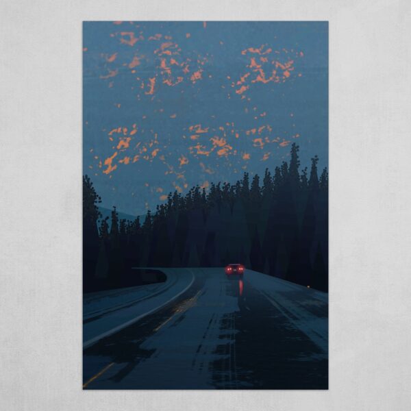 Картина на холсте: Дорога в Норвегию - интернет магазин картин 47art.ru
