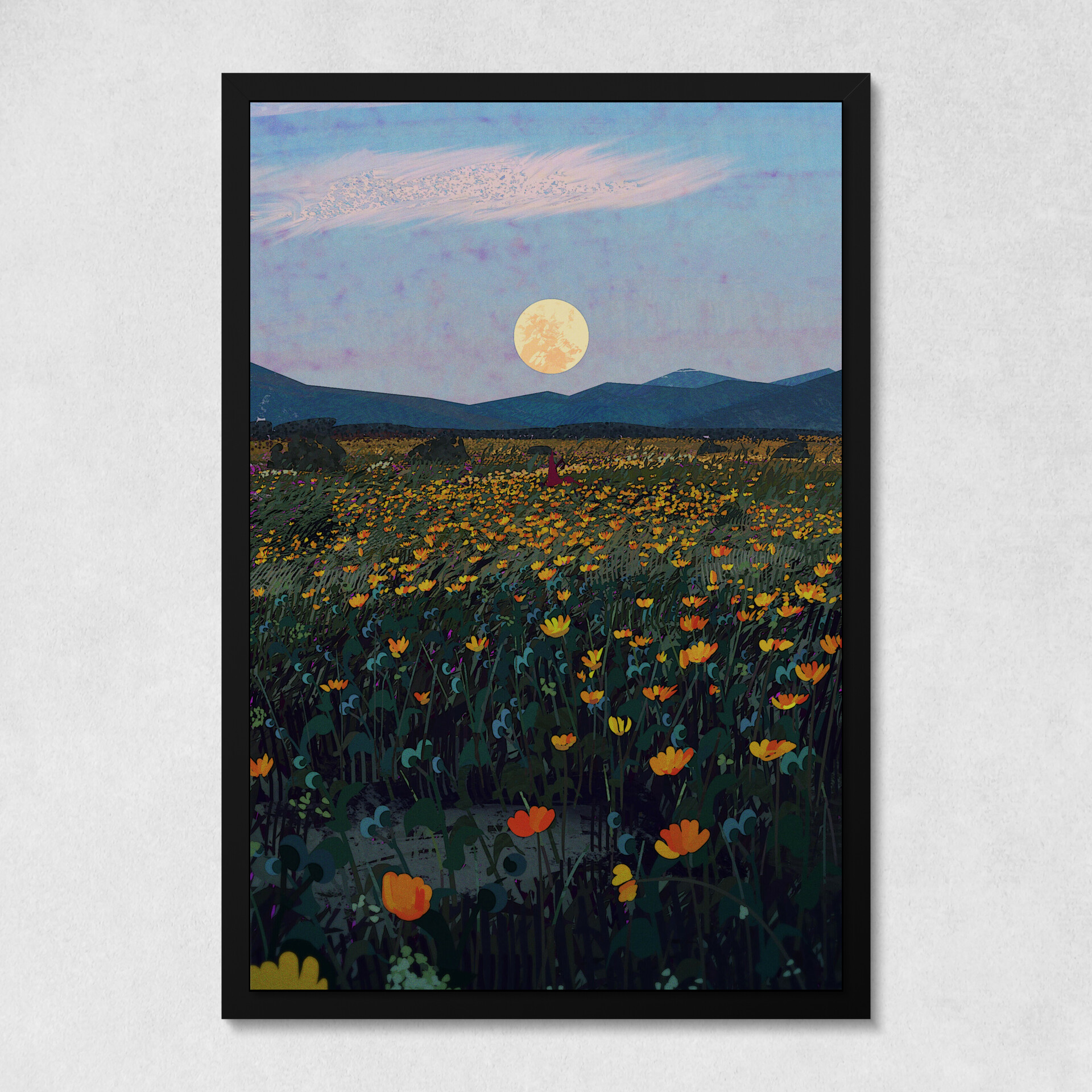 Картина на холсте: Лунные Цветы - интернет магазин картин 47art.ru